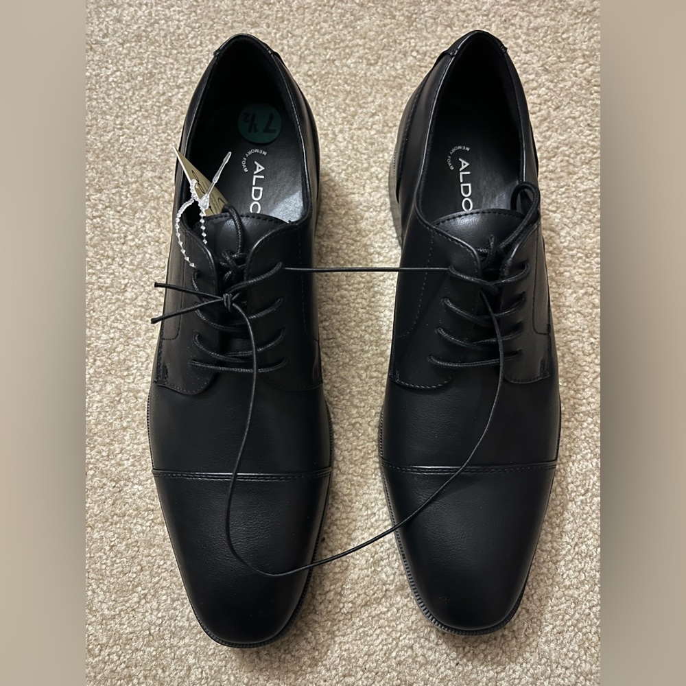 Aldo men’s black dress shoes size 7.5